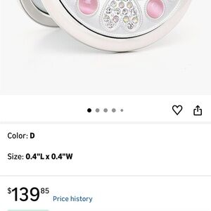 Pink and Purple Compact Mirror folding portable makeup double-Side good gifts